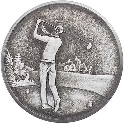 A picture of a 1oz. TD Silver Ball Marker